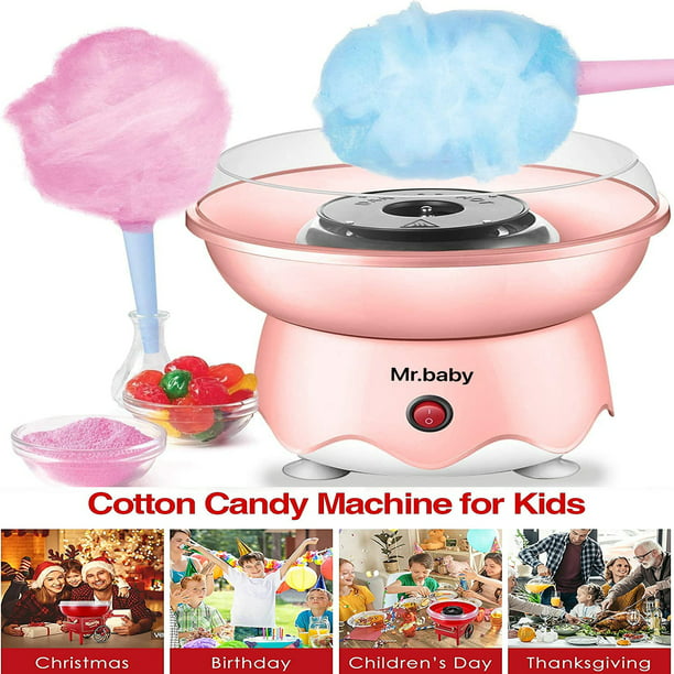 Dictatuur Net zo Elektrisch Cotton Candy Machine,Cotton Candy Sugar Floss Maker with Red Vintage  Design,Homemade Candy Sweets for for Birthday Parties,Includes 10 Candy  Cones & Scooper,Food Grade Material - Walmart.com