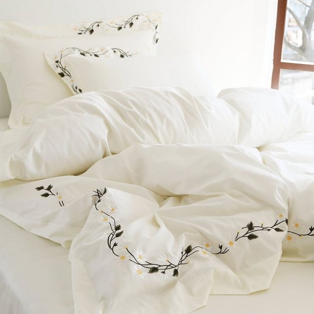 Juego de cama marco floral