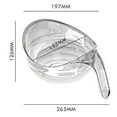 thumbnail image 7 of Esquirla Rice Washer Strainer Bowl, Pasta Strainer, Versatile Kitchen Colander, Bowl Fruit Vegetable Bowl Drainer for Washing Cleaning Clear, 7 of 7