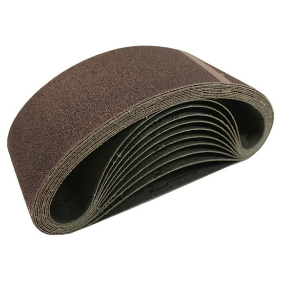 Makita 794554-A 3 x 18 Abrasive Belt, 100 Grit, 10/pk