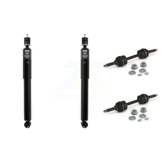 Transit Auto Front Suspension Shock Absorber and Link Kit for Car Ford F-350 Super Duty F-250 4WD - Left Right Side (Driver Passenger) KSS-100058