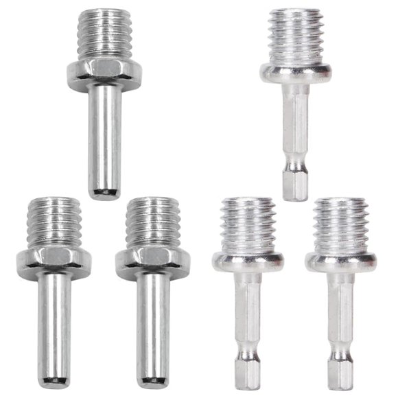 Adaptador para taladro TorSor M14 de acero inoxidable 46 x 8 mm, paquete de 6