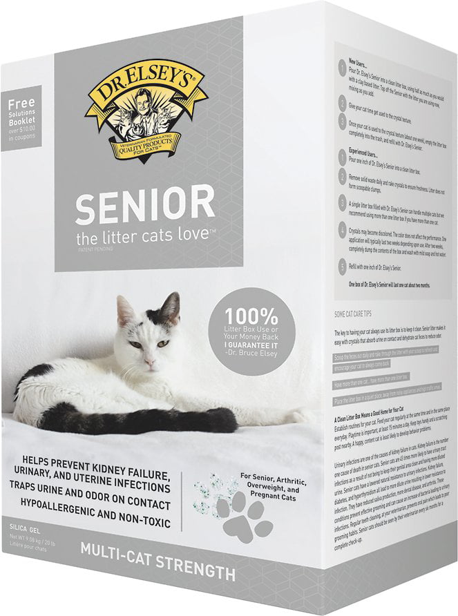 Dr. Elsey's Precious Cat Senior Silica Cat Litter, 8lb