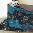 thumbnail image 6 of Pofeuu Bohemian Turtle Print Ultra-Soft Micro Fleece Blanket,for Bed Or Sofa,All Season Throw Blankets Flannel Blanket-60"x50", 6 of 7