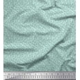 thumbnail image 1 of Soimoi Poly Georgette Fabric Leaves & Berries Shirting Printed Fabric 1 Yard 52 Inch Wide, 1 of 3
