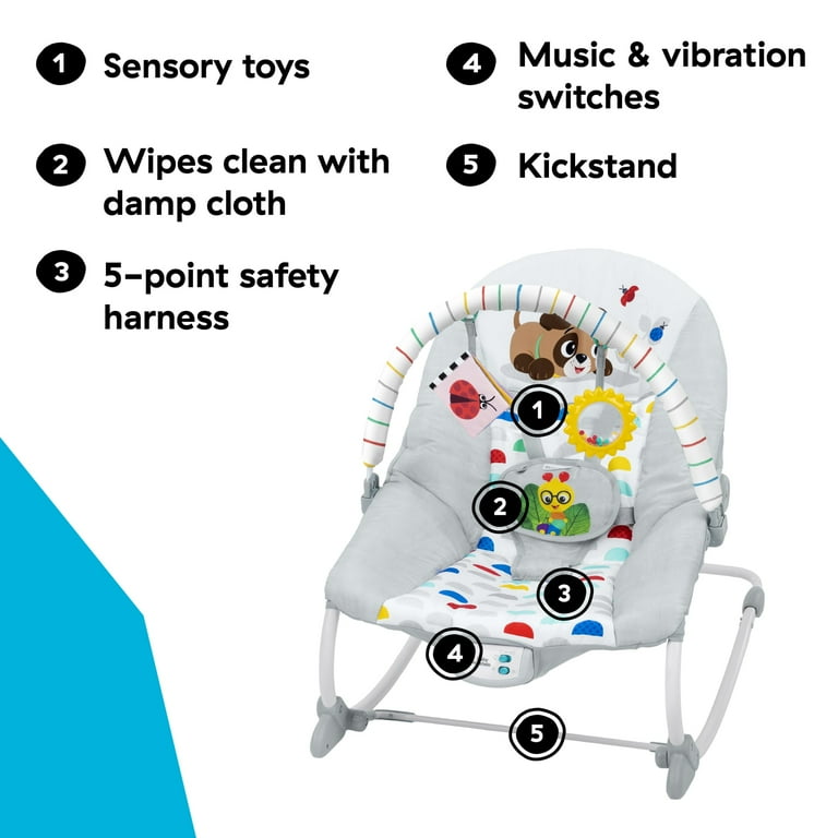 Baby Einstein Dean's Discovery Musical Rocker, Infant to Toddler photo 8