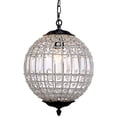 thumbnail image 1 of Elegant Lighting Olivia 12" Royal Crystal Pendant Lamp in Bronze, 1 of 6