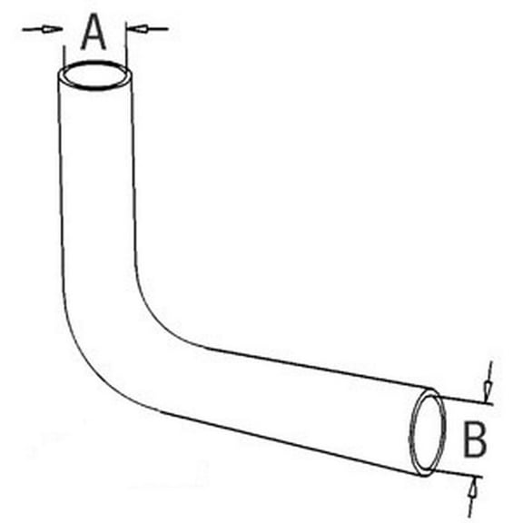 RAParts Lower Radiator Hose Fits Massey Ferguson Models
