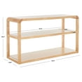 thumbnail image 4 of SAFAVIEH Omara Modern Style 3 Tier Console Table, Natural (53.4 in. W x 16.9 in. D x 30.2 in. H), 4 of 10
