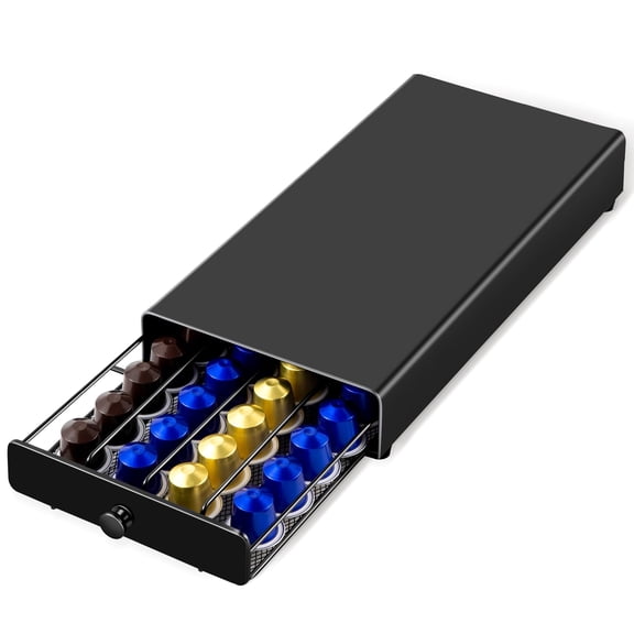 Eastsign Coffee Pod Storage Drawer for Nespresso OriginalLine, 40-Capsule