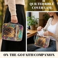 thumbnail image 2 of FOR U DESIGNS Highland Cattle Print Bible Cover for Women Men Lightweight Bible Holder Case Reusable Bible Carrier Tote Bag Bible Protective with Handle and Zipper, 2 of 7
