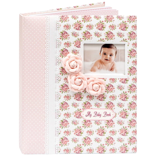Libro de recuerdos para niña, cuaderno de recuerdos para niña, color rosa