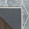 thumbnail image 3 of Nourison New Concept Washables Modern Trellis Indoor Rug Blue Grey 7'10" x 9'10", 3 of 9