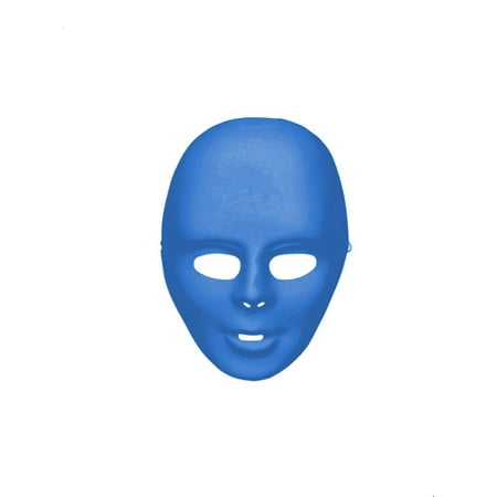 Blue Full Face Mask Halloween Costume Accessory