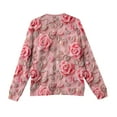 thumbnail image 4 of LWavelet Men's Valentine's Theme Graphic Sweater - Playful Pattern, Perfect for Valentine's Day Parties & Casual Leisure Pink XL, 4 of 5
