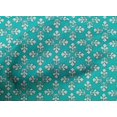 thumbnail image 4 of oneOone Cotton Cambric Fabric Floral Block Printed Craft Fabric BTY 56 Inch Wide, 4 of 4
