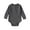 Grey, variant on Jgppe Baby Boys Girls Bodysuit Ribbed Long Sleeve Solid Color Romper Newborn Outfits Unisex 0-24 Months