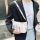 thumbnail image 4 of Moda mujer letras florales impreso hombro axila bolso bolsos (blanco) Likrtyny Para estrenar, 4 of 9
