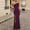 Wine off shoulder maxi dress a1, variant on Women's Off Shoulder Sleeveless Ruched Formal Maxi Dresses Elegant Slim Fit Summer Travel Beach Party Bodycon Dresses, Wine 2XL