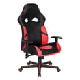 thumbnail image 1 of Chaise Gaming Vapor en Similicuir Noir avec Accents Rouges, 1 of 11