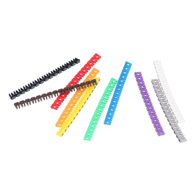 Cable Marker, Colorful Waterproof Flame Retardant Clip On Cable Identification Tube For Fixing Cable