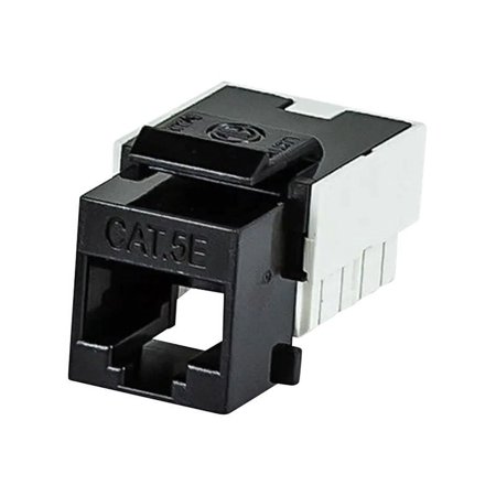 UPC: 0670541337745 | Monoprice Cat5e Punch Down Slim Keystone Jack for 23-26AWG Solid Wire  Black