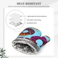 thumbnail image 5 of Disketp Donuts Oven Mitts And Potholders Bbq Gloves-Oven Mitts And Pot Holders With Recycled Infill Silicone Non-Slip Cooking Gloves For Cooking Baking Grilling, 5 of 9