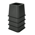 thumbnail image 3 of Juego de 4 elevadores de muebles de 3 pulgadas, ajustables, para cama y silla, con patas anchas., 3 of 14