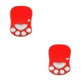 thumbnail image 3 of Wweixi Unique Mouse Mat With Wrist Support For Safe And Comfortable Cute And Stylish DS-001 bright red 2Set, 3 of 6