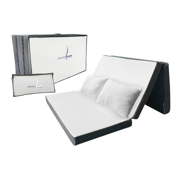 PACK COLCHÓN PLEGABLE TRIPLE MATRIMONIAL ADULTO (GORRONES) + 2 Almohadas Comfy