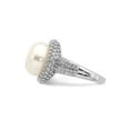 thumbnail image 4 of Gem & Harmony Freshwater Cultured 11-12mm Pearl Ring in Sterling Silver for Women, 4 of 6