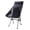 Black, variant on Outdoor Folding Moon Chair with Headrest Side Pocket Aluminum Alloy Frame Heavy Duty Lightweight Portable Camping Backpacking Hiking Collapsible Chair