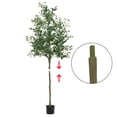 thumbnail image 3 of Simzone Artificial Olive Tree 6 Feet Tall Artificial Tree Indoor Outdoor Faux Olive Tree, Potted Silk Plants for Modern Home Office Living Room Porch Decor, 3 of 7