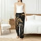 thumbnail image 4 of Balery Vintage Metal Dragon Pantalones de pijama para mujer, pijamas ultraligeros, pantalones de estar por casa-Medium, 4 of 6