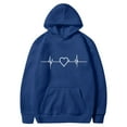 thumbnail image 2 of Olyvenn Womens Oversized Hoodies Winter Cute Sweatshirts Fleece Hooded Pullover 2025 Fashion Casual Tops Sweater Trendy Outfits Blue M, 2 of 4