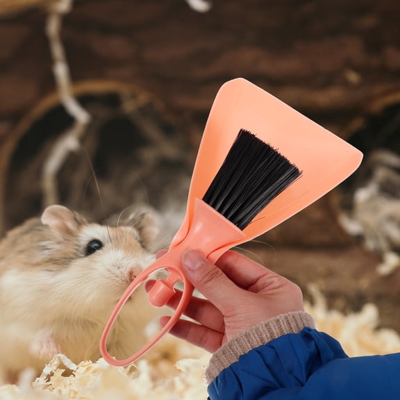 NICEXMAS Cleaning Small Dustpan 1 Set Plastic for Pet Cage Maintenance