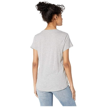 Splendid Abbie Short Sleeve Modal Jersey Crew Tee Heather Grey