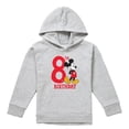 thumbnail image 1 of Disney Boys/Girls Mickey Mouse Heather 8th Birthday Hoodie, 1 of 4