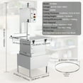thumbnail image 4 of 850/2200W Electric Bone Saw Machine, 110V Commercial Bandsaw Machine, Adjustable Cutting Thickness, Table Sawing for Chicken Fish Trotter Beef, 4 of 8