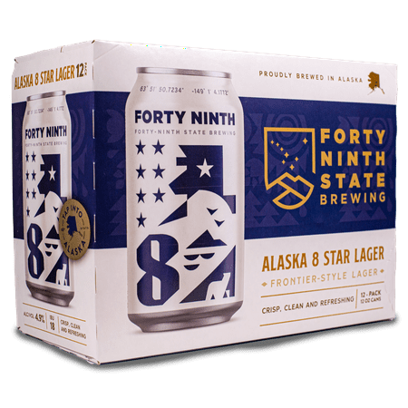 49th State Brewing 49th State Ak 8 Star Lager 6/12 C