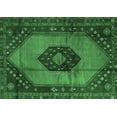 thumbnail image 1 of Ahgly Company Indoor Rectangle Medallion Emerald Green Traditional Area Rugs, 2' x 3', 1 of 4