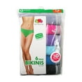 thumbnail image 3 of Fruit of the Loom Women's Heathered Bikini Underwear Pack of 6,Assorted,8, 3 of 6