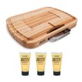 thumbnail image 1 of John Boos Maple Wood 24 Inch Ultimate Carving Board & Care Cream, 5 Oz (3 Pack), 1 of 10