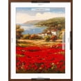 thumbnail image 5 of Art.com Poppy Harbor Art Print by Marino, Brown Frame Wall Art, 23" x 29", 5 of 5