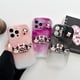 thumbnail image 2 of Fundas de teléfono con dibujos animados 3D Sanrio Kuromi para iPhone 14, 13, 12, 11 Pro Max, funda trasera Fivean unisex, 2 of 2