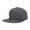 Charcoal, variant on 1064 5 Panel High Profile Structured Cotton Blend Snapback-Woodland
