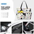 thumbnail image 3 of Kdxio Funny Puppy for Beach Bag for Women Large Beach Tote Bag Waterproof Sandproof Swim Bag with Zipper Pockets Beach Vacation Travel, 3 of 7