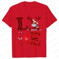 thumbnail image 1 of Love Christmas-ropa Y2k para mujer, Tops Vintage Harajuku para mujer, ropa de calle informal a la moda, camisetas de manga corta con cuello redondo, 1 of 5