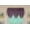Amethyst-40"W x 25"L (Pack of 1), variant on Emelia Voile Fan Insert Amethyst 30" W X 40" L