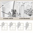 thumbnail image 5 of Black Dandelion Swag Valances for Windows, Kitchen Window Curtains Over Sink, Spring Country Modern Minimalist Flower Window Treatment Curtains for Living Room/Bedroom Curtains 2 Panel Sets 36"x45", 5 of 8
